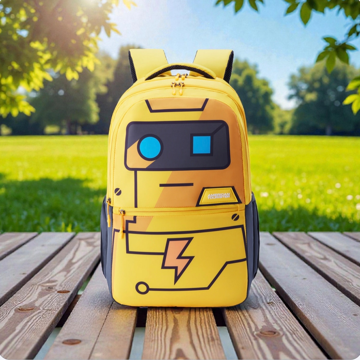 AMERICAN TOURISTER Toodle 4.0 Robo Yellow Backpack