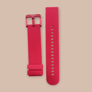 Titan Red 20mm Silicone Strap – Premium Smartwatch Band