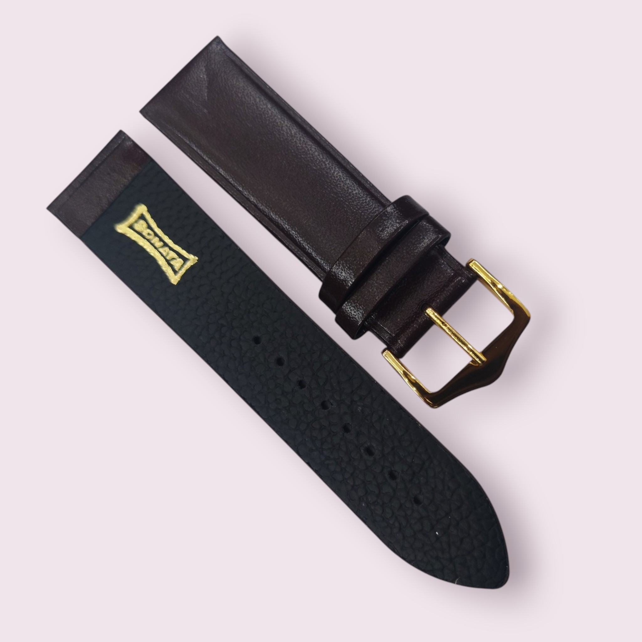 Sonata 22mm Goat Brown leather strap - Image 2