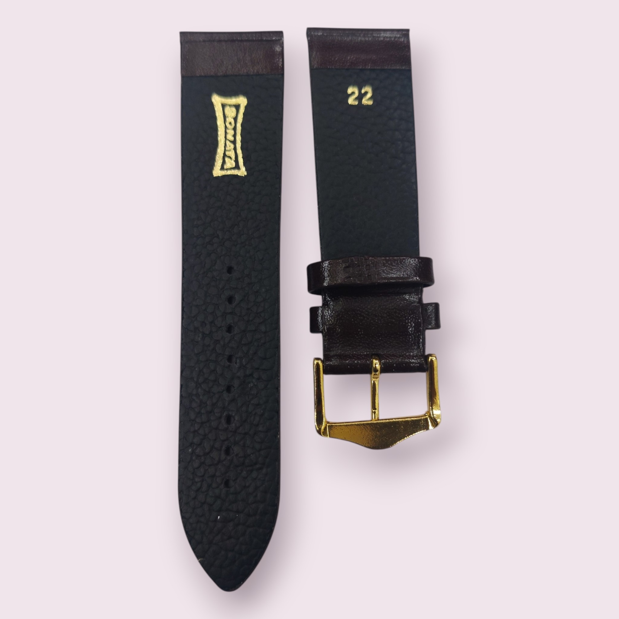 Sonata 22mm Goat Brown leather strap - Image 3