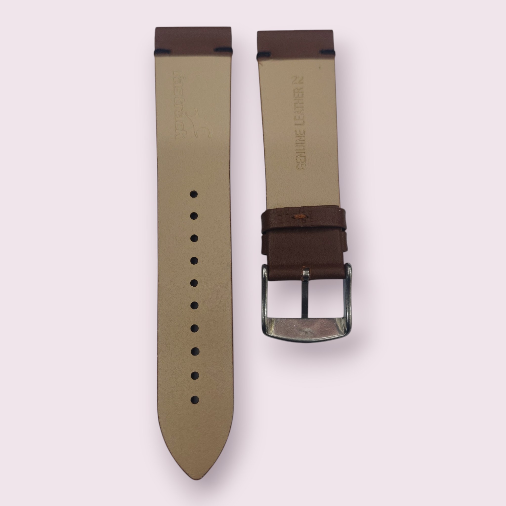 Fastrack 22mm brown leather strap 3270SL04 - Image 3