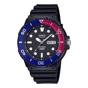 Casio  MRW-230H-1E2V Sport Pepsi Bezel Men's Watch