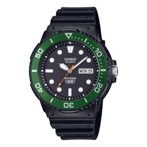 Casio MRW-230H-1E3V Green Bezel Sports Watch