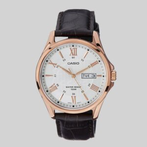 Casio MTP-1384L-7AV Rose Tone White Dial Watch