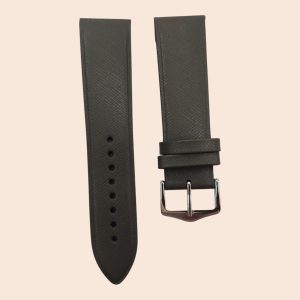 Titan 22mm Safari GREY leather strap